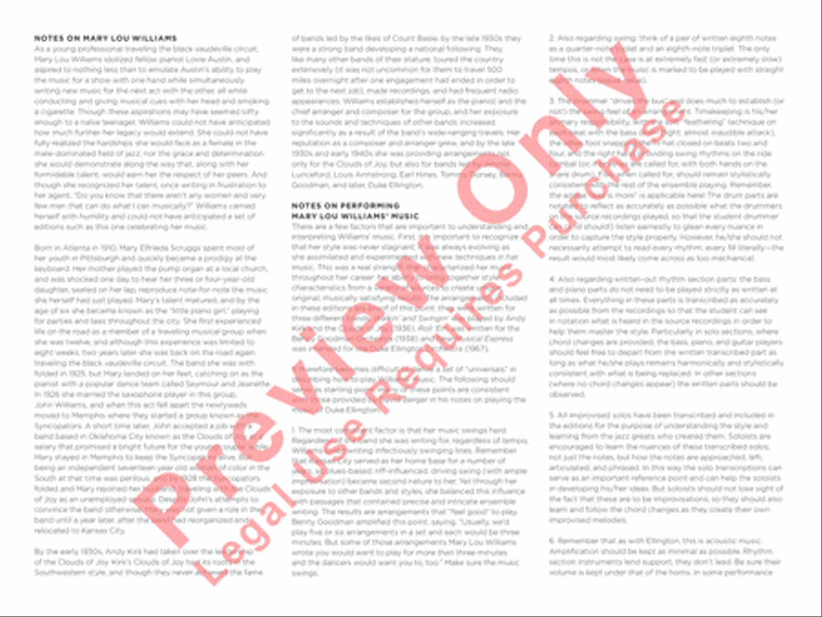 Roll 'Em Roll 'Em Jazz Ensemble scores gallery preview page 4
