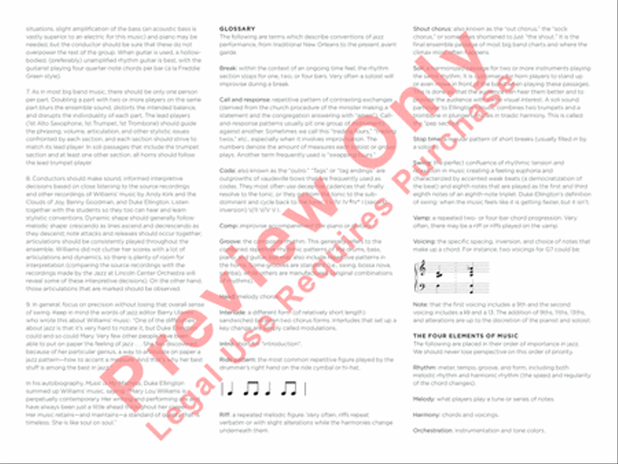 Roll 'Em Roll 'Em Jazz Ensemble scores gallery preview page 5