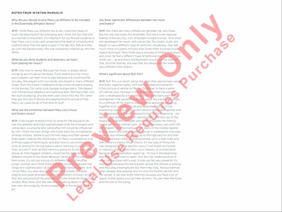 Roll 'Em Roll 'Em Jazz Ensemble scores gallery preview page 7