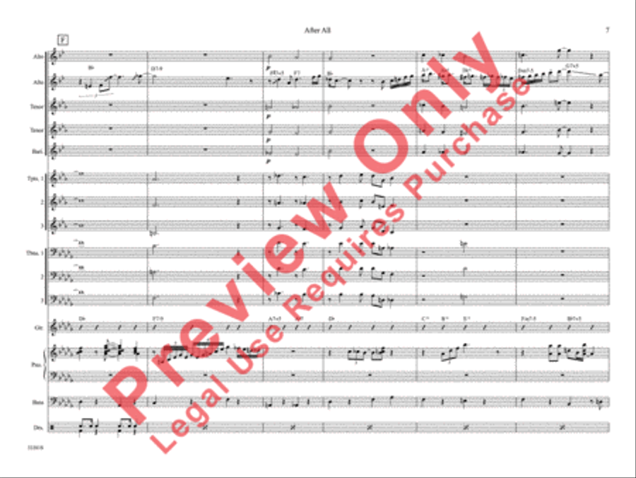 After All After All Jazz Ensemble scores gallery preview page 12
