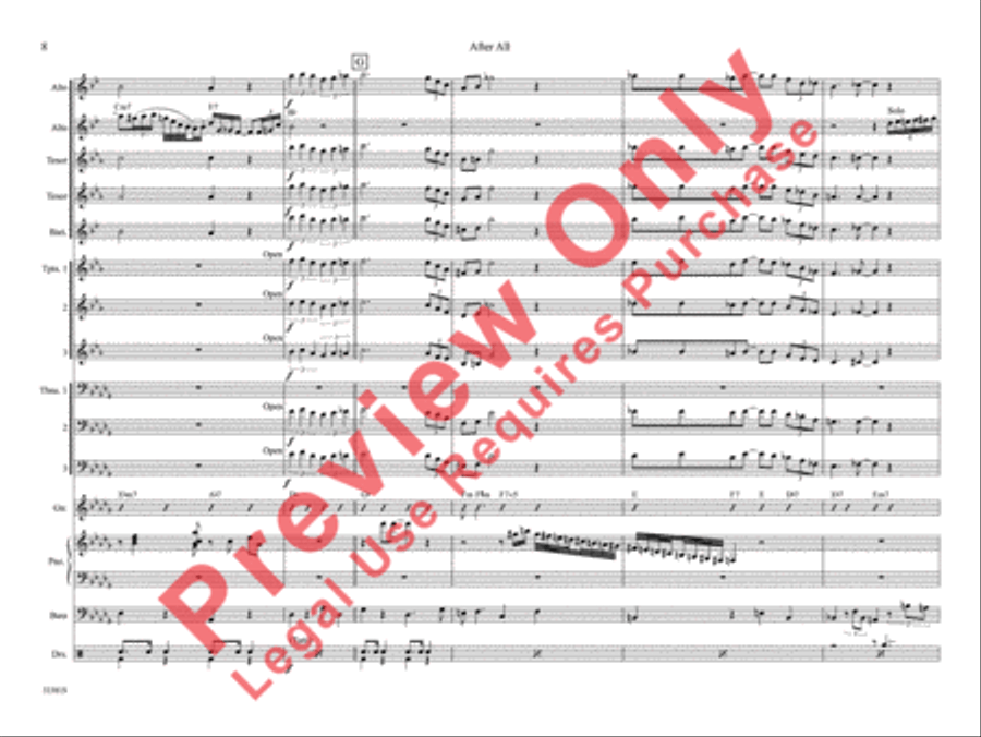 After All After All Jazz Ensemble scores gallery preview page 13