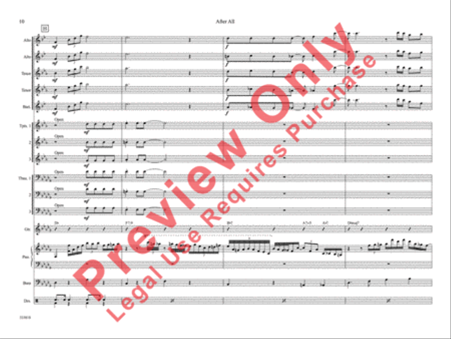 After All After All Jazz Ensemble scores gallery preview page 15