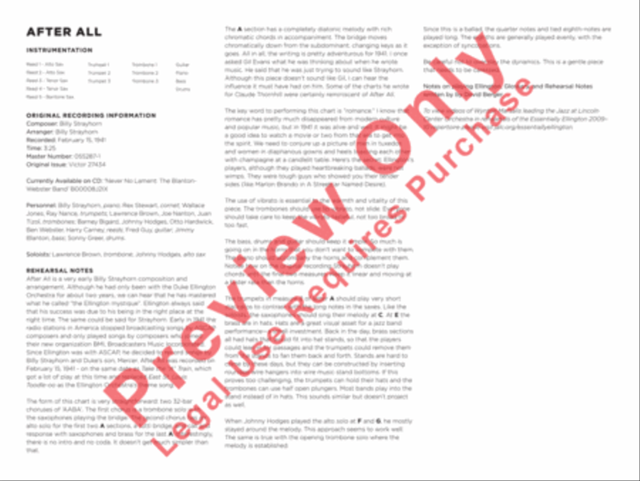 After All After All Jazz Ensemble scores gallery preview page 5