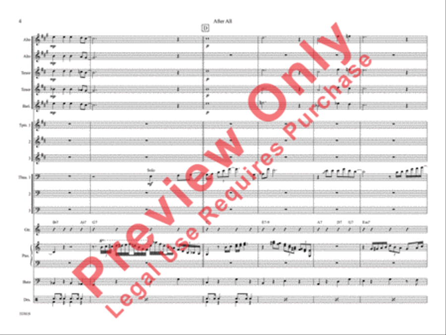 After All After All Jazz Ensemble scores gallery preview page 9