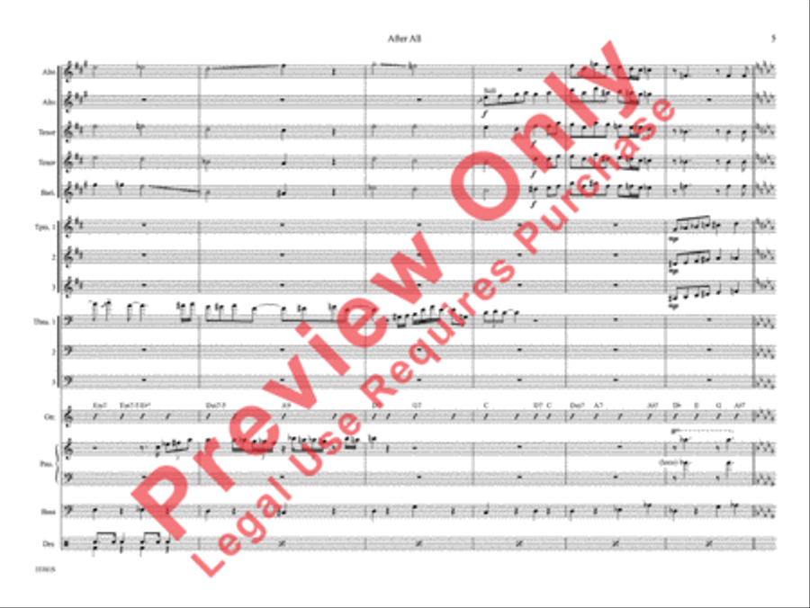 After All After All Jazz Ensemble scores gallery preview page 10