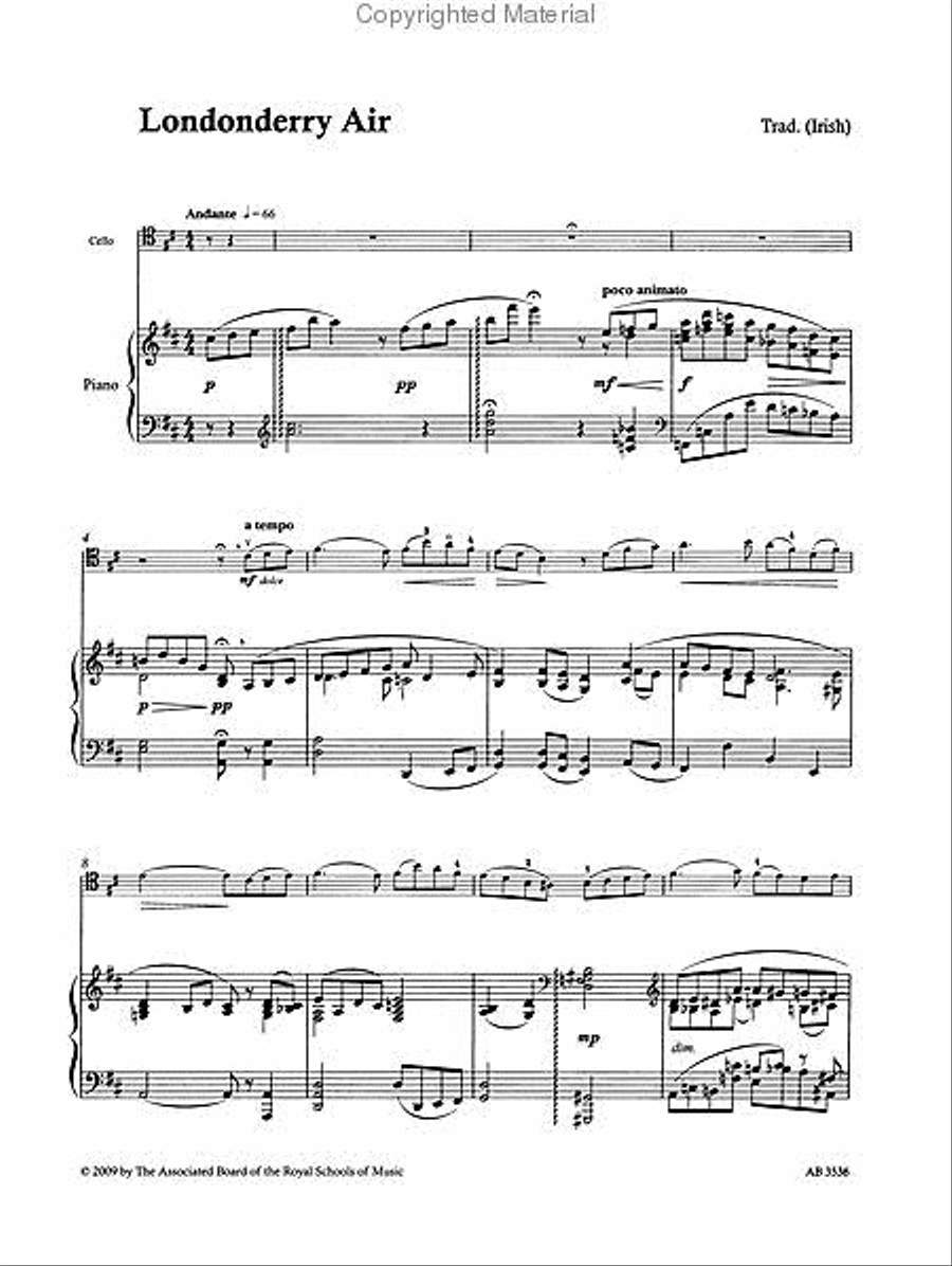More Time Pieces for Cello, Volume 2 Piano Accompaniment scores gallery preview page 2