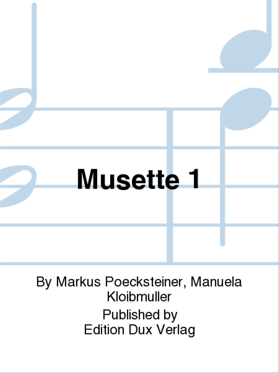 Musette 1 Accordion scores gallery preview page 1