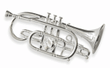 Silver brooch : major cornet