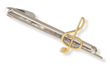 Gold-plated brooch : tie tong