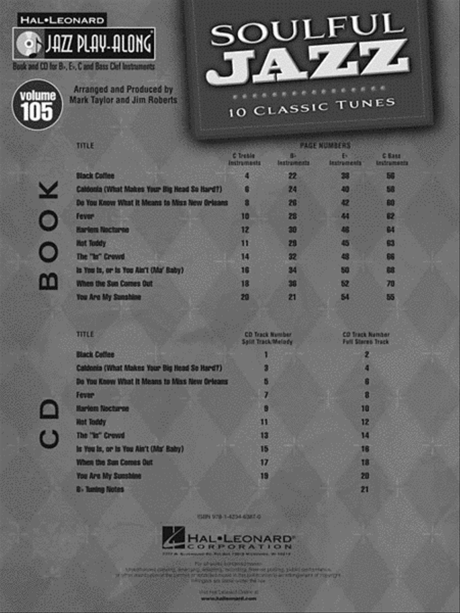 Soulful Jazz C Instrument scores gallery preview page 3