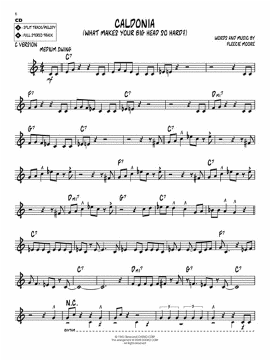 Soulful Jazz C Instrument scores gallery preview page 4