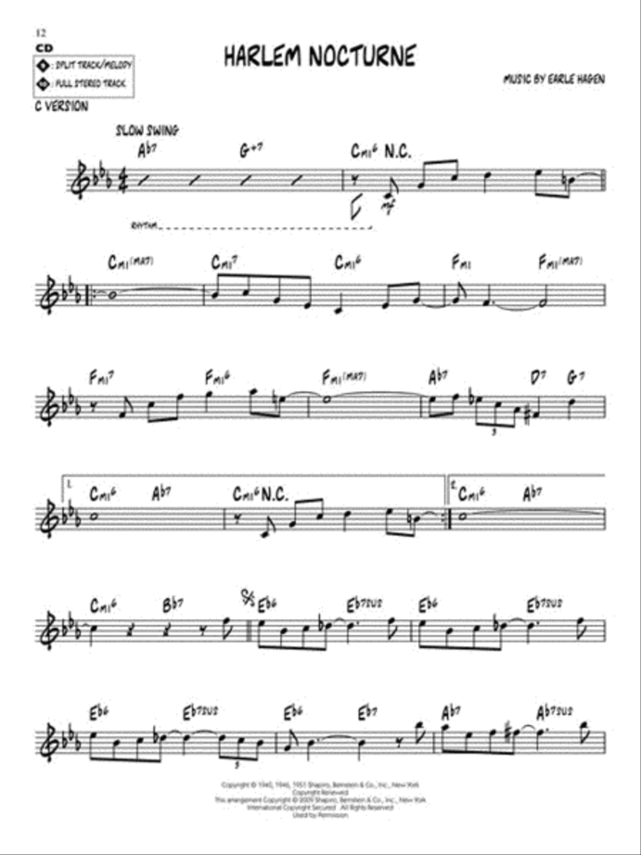 Soulful Jazz C Instrument scores gallery preview page 5