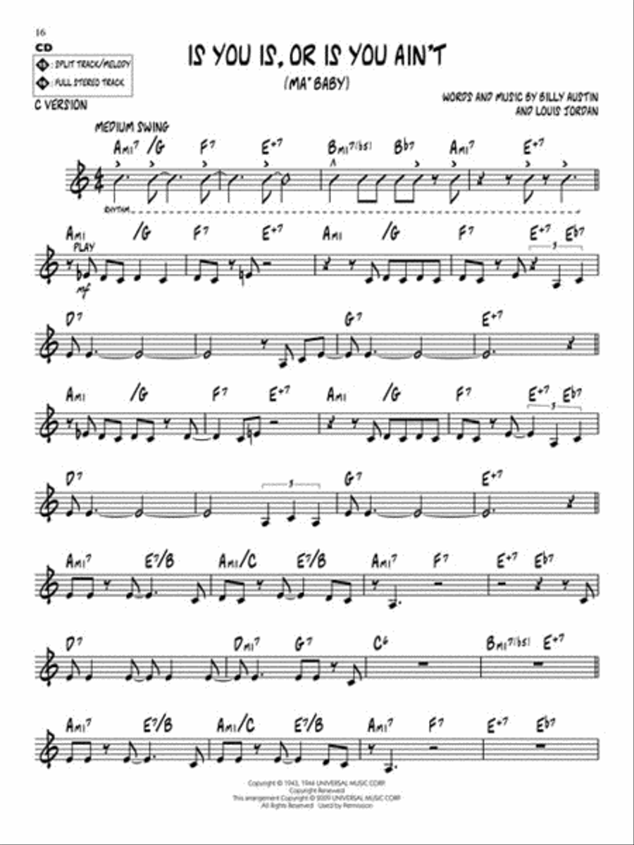 Soulful Jazz C Instrument scores gallery preview page 6