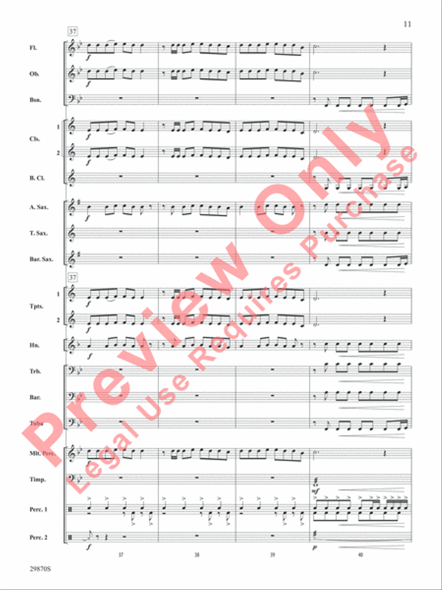 Know Your Enemy Know Your Enemy Concert Band scores gallery preview page 12