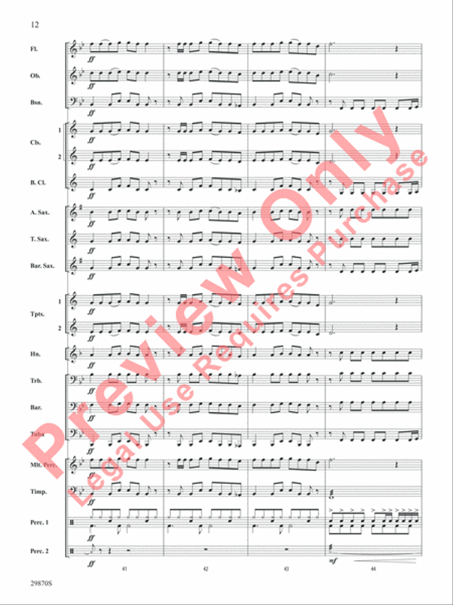 Know Your Enemy Know Your Enemy Concert Band scores gallery preview page 13