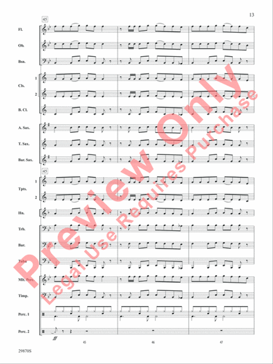 Know Your Enemy Know Your Enemy Concert Band scores gallery preview page 14