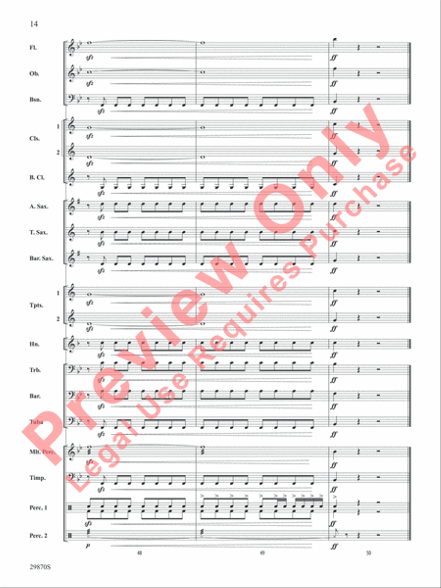 Know Your Enemy Know Your Enemy Concert Band scores gallery preview page 15