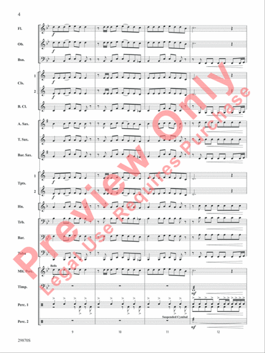 Know Your Enemy Know Your Enemy Concert Band scores gallery preview page 5