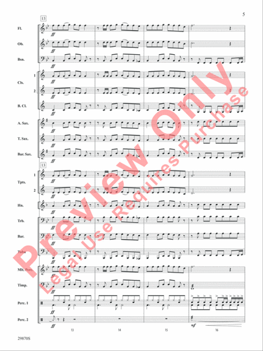 Know Your Enemy Know Your Enemy Concert Band scores gallery preview page 6