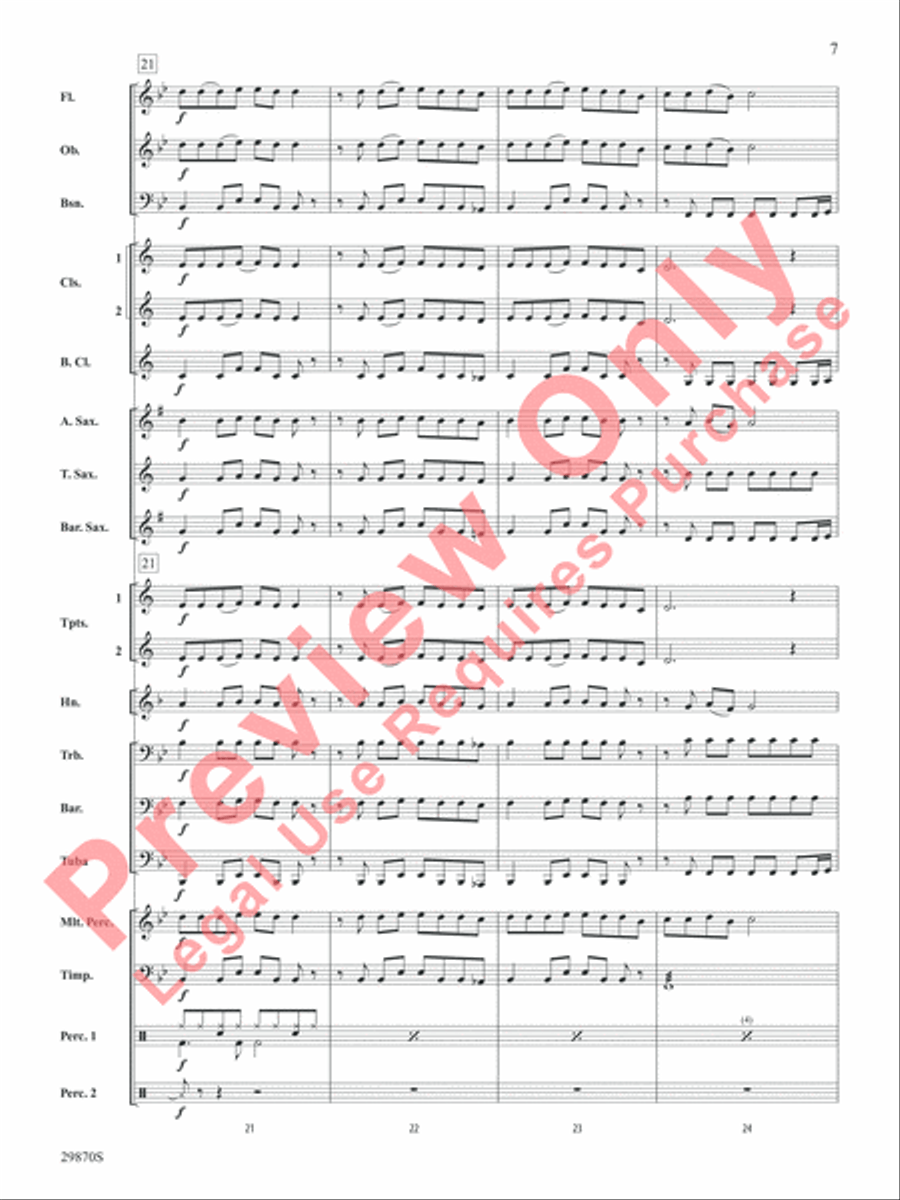 Know Your Enemy Know Your Enemy Concert Band scores gallery preview page 8