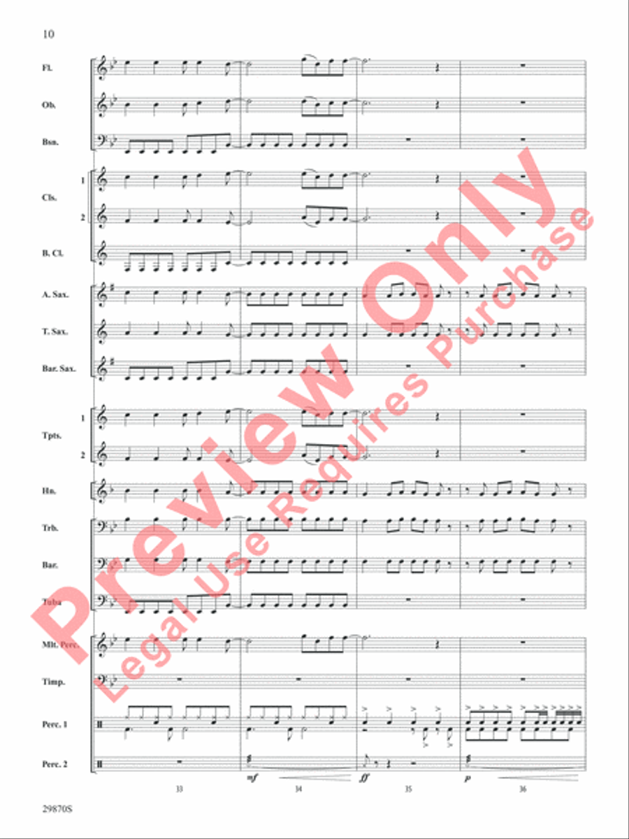 Know Your Enemy Know Your Enemy Concert Band scores gallery preview page 11