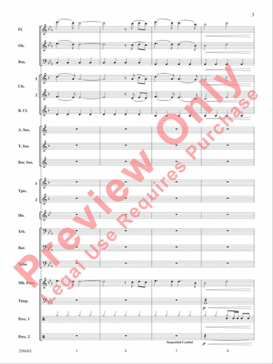 Gotta Be Somebody Gotta Be Somebody Concert Band scores gallery preview page 4