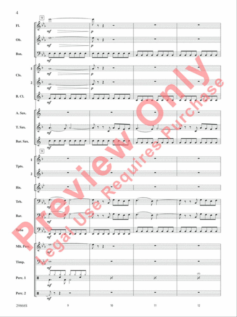 Gotta Be Somebody Gotta Be Somebody Concert Band scores gallery preview page 5