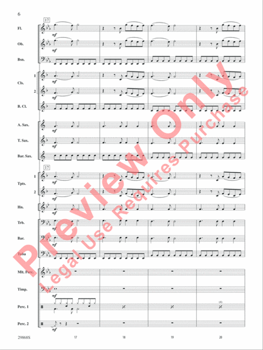 Gotta Be Somebody Gotta Be Somebody Concert Band scores gallery preview page 7