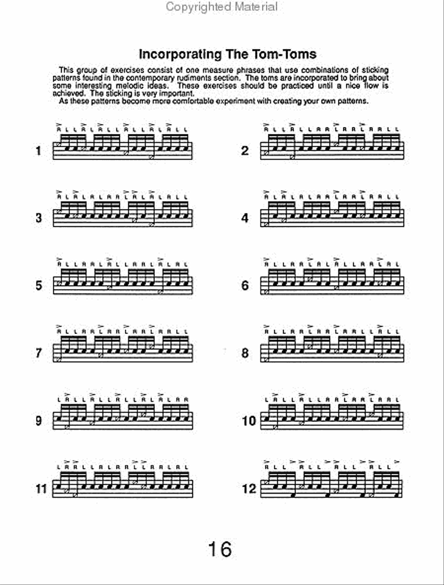 Contemporary Drumset Techniques Drum Set scores gallery preview page 3