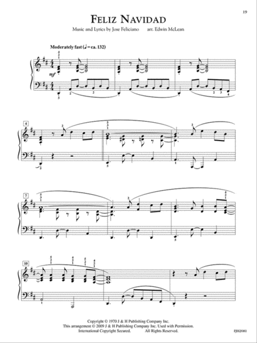 In Recital for the Advancing Pianist, Popular Christmas Piano Method scores gallery preview page 3