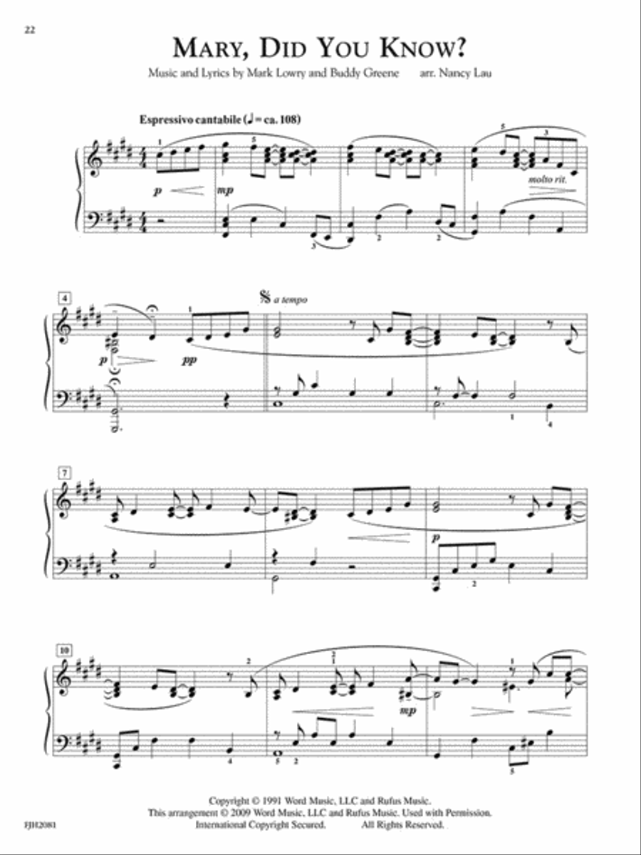 In Recital for the Advancing Pianist, Popular Christmas Piano Method scores gallery preview page 4