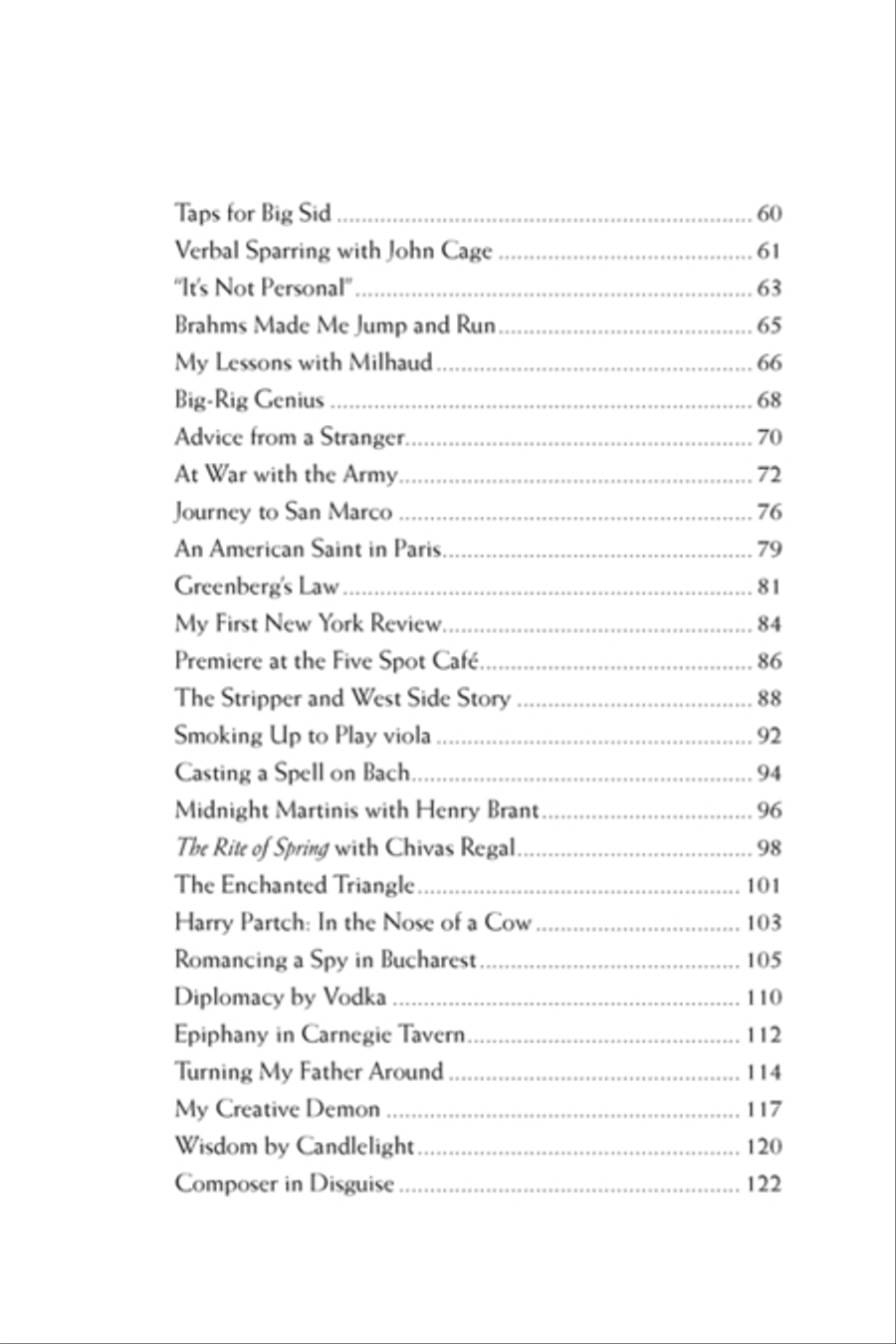 Michael Colgrass: Adventures of an American Composer Collection / Songbook scores gallery preview page 3