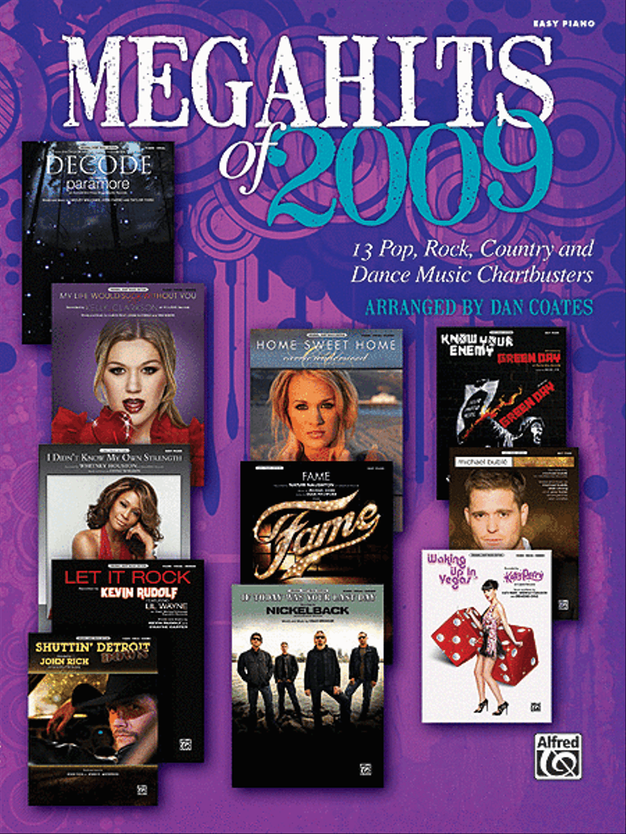 Megahits of 2009 Easy Piano scores gallery preview page 1