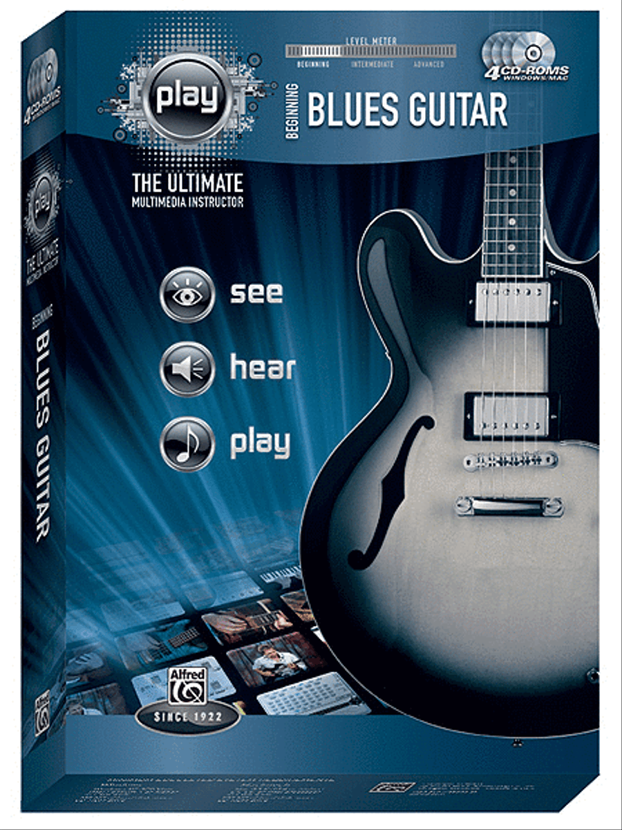 Alfred's PLAY Beginning Blues Guitar Electric Guitar scores gallery preview page 1