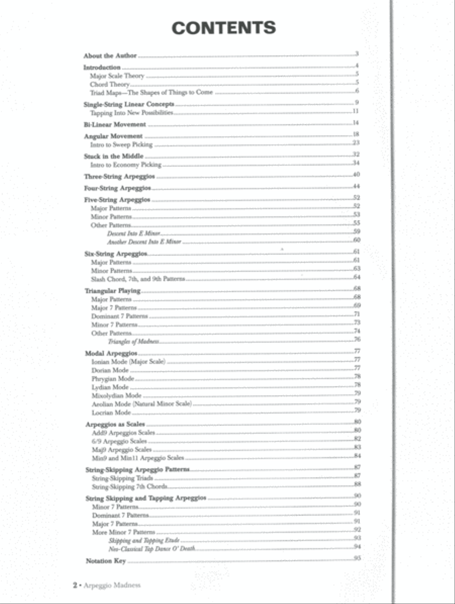 Arpeggio Madness Guitar scores gallery preview page 2