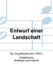 Entwurf einer Landschaft