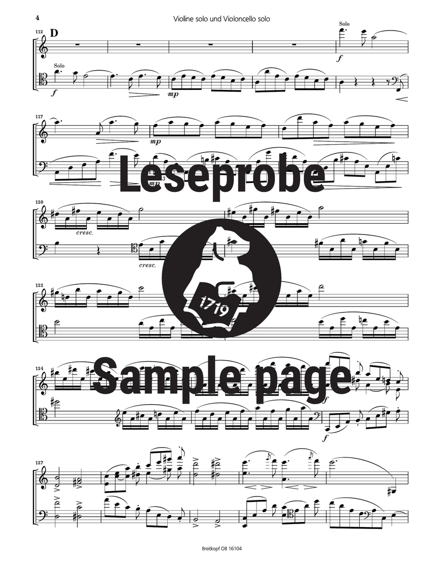 Concerto in A minor Op. 102 Orchestra scores gallery preview page 5