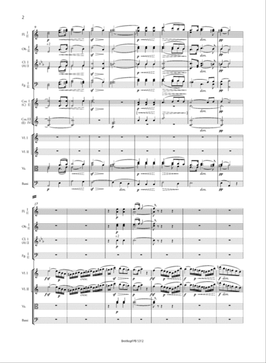Symphony No. 3 in A minor Op. 56 MWV N 18 Orchestra scores gallery preview page 3