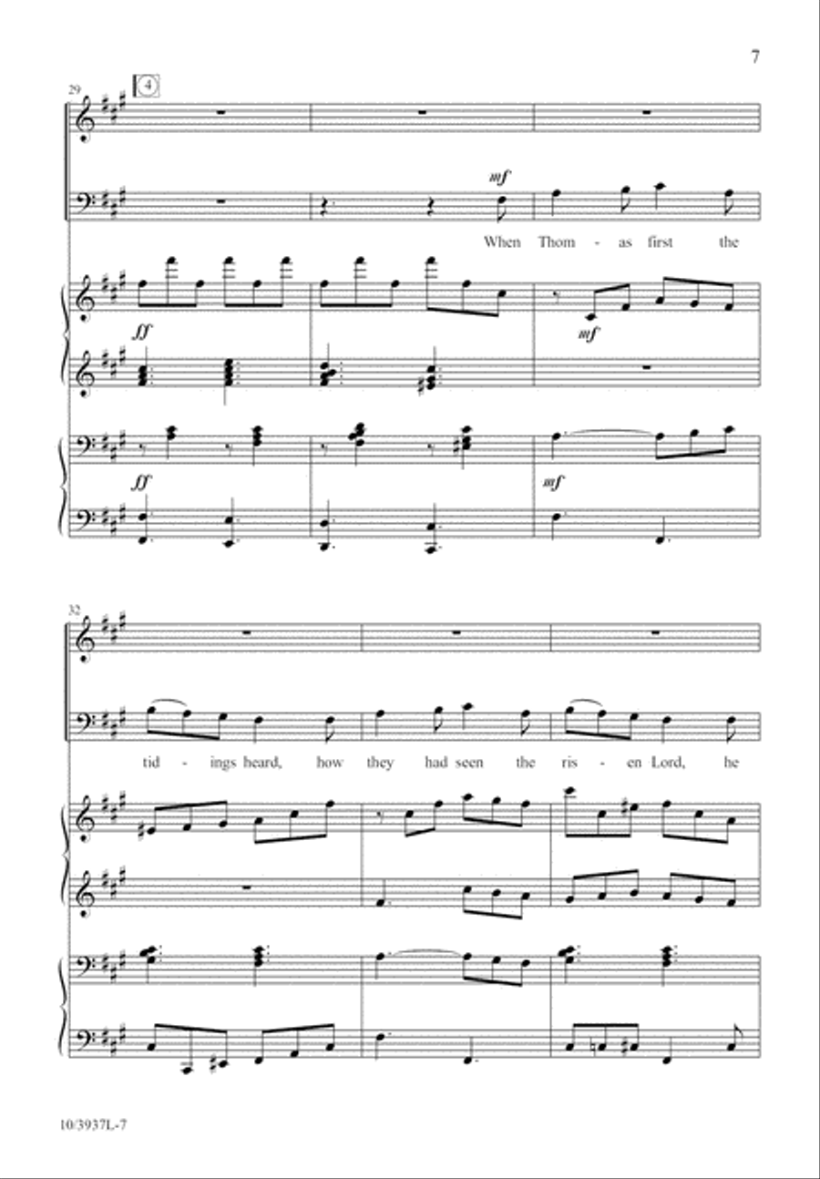 O Sons and Daughters, Let Us Sing! 4-Part scores gallery preview page 8