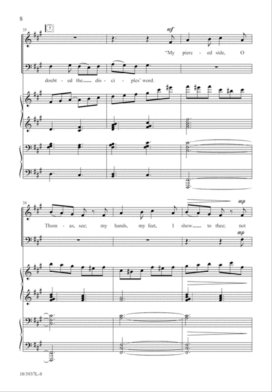 O Sons and Daughters, Let Us Sing! 4-Part scores gallery preview page 9