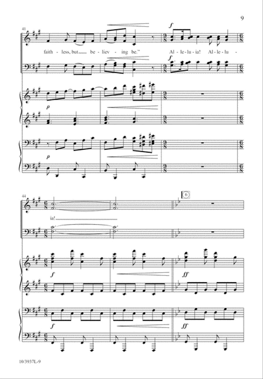 O Sons and Daughters, Let Us Sing! 4-Part scores gallery preview page 10