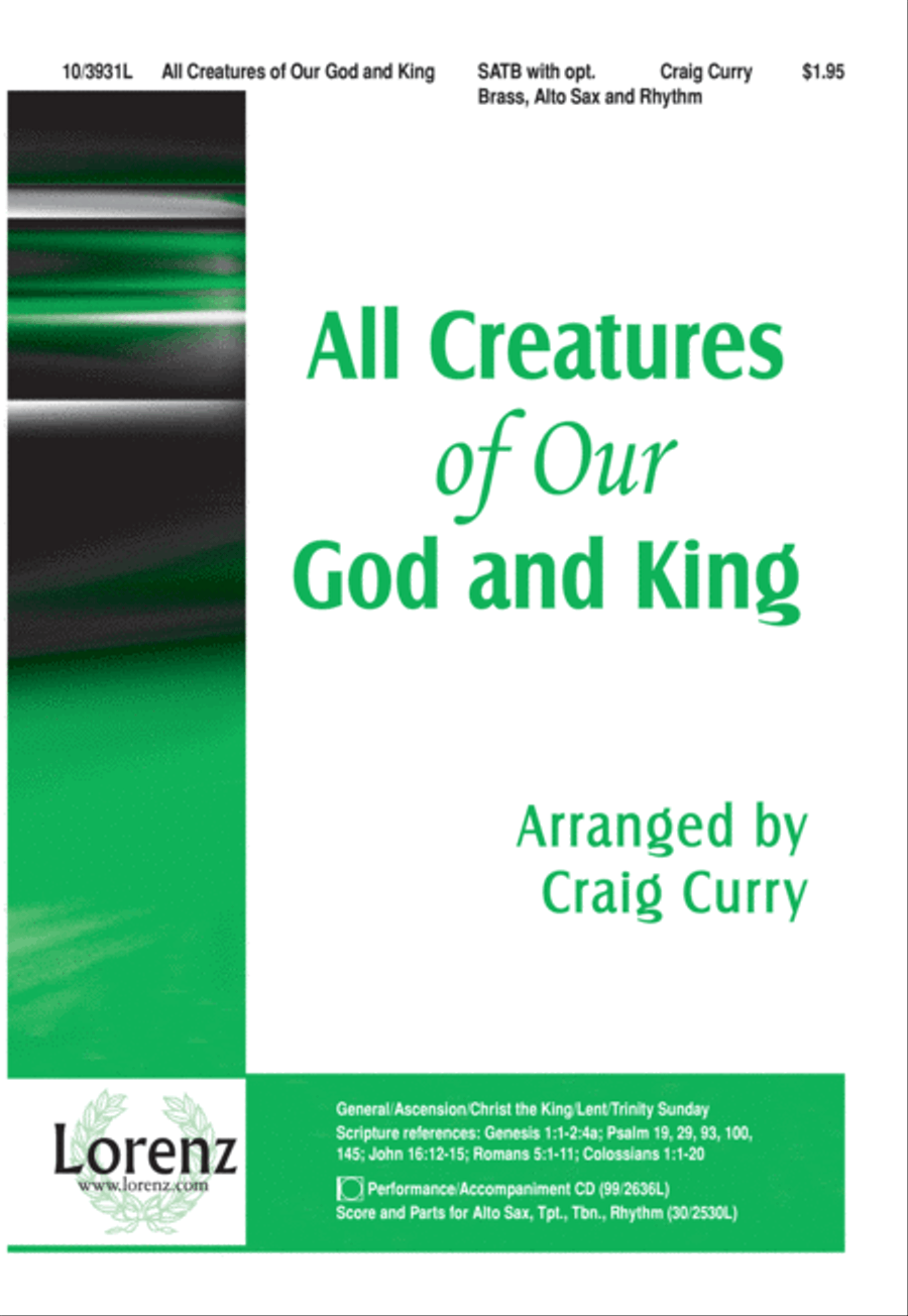 All Creatures of Our God and King 4-Part scores gallery preview page 2