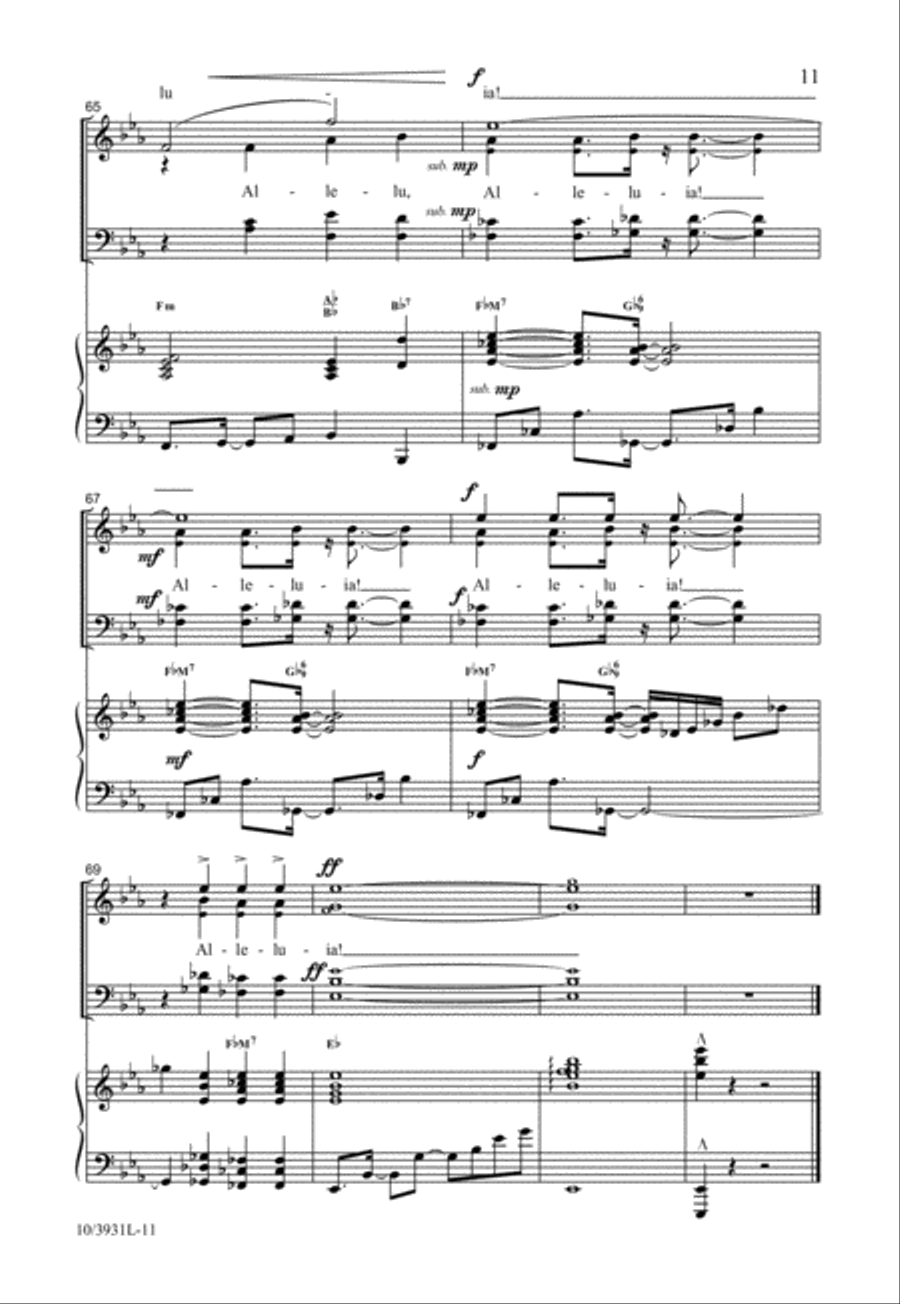 All Creatures of Our God and King 4-Part scores gallery preview page 12