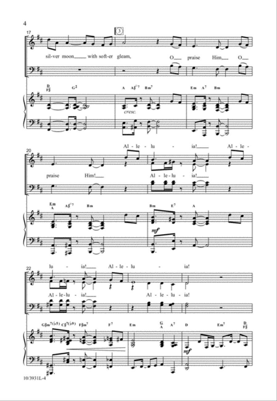 All Creatures of Our God and King 4-Part scores gallery preview page 5