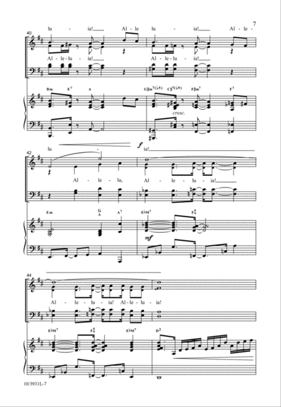 All Creatures of Our God and King 4-Part scores gallery preview page 8
