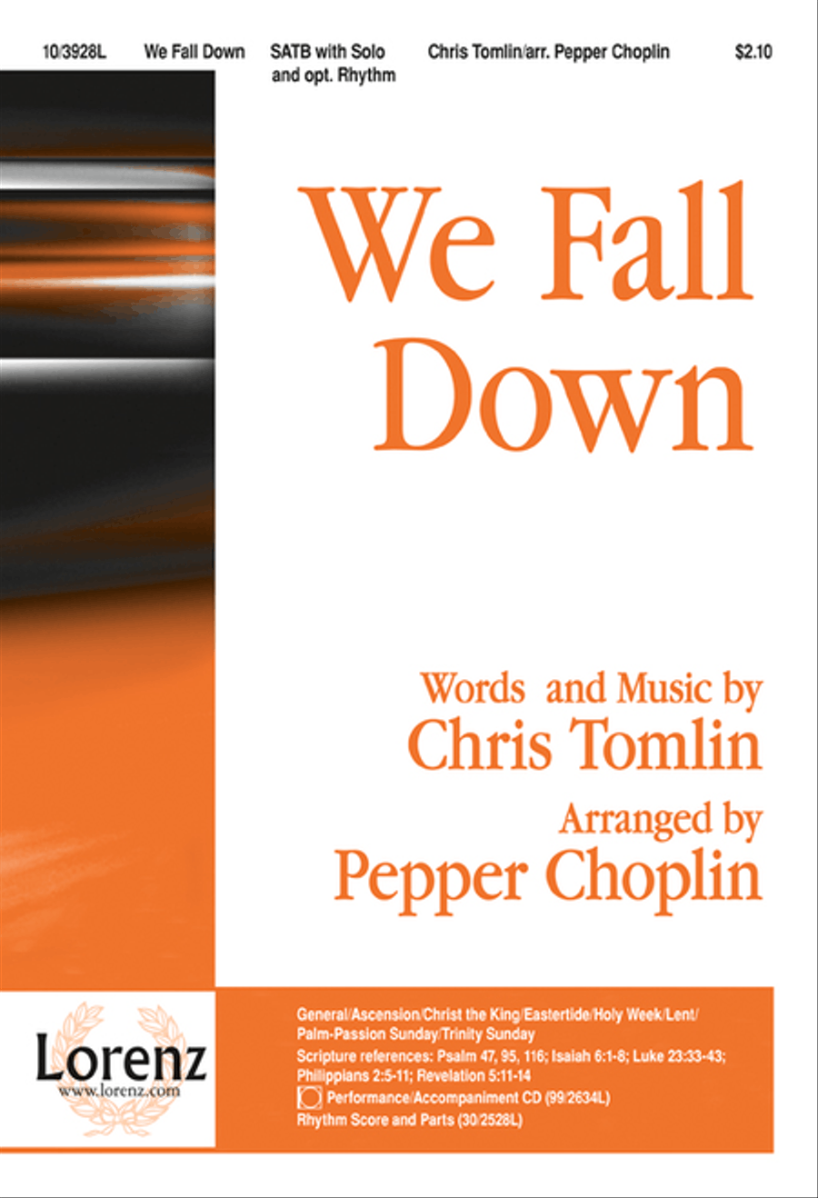 We Fall Down 4-Part scores gallery preview page 1