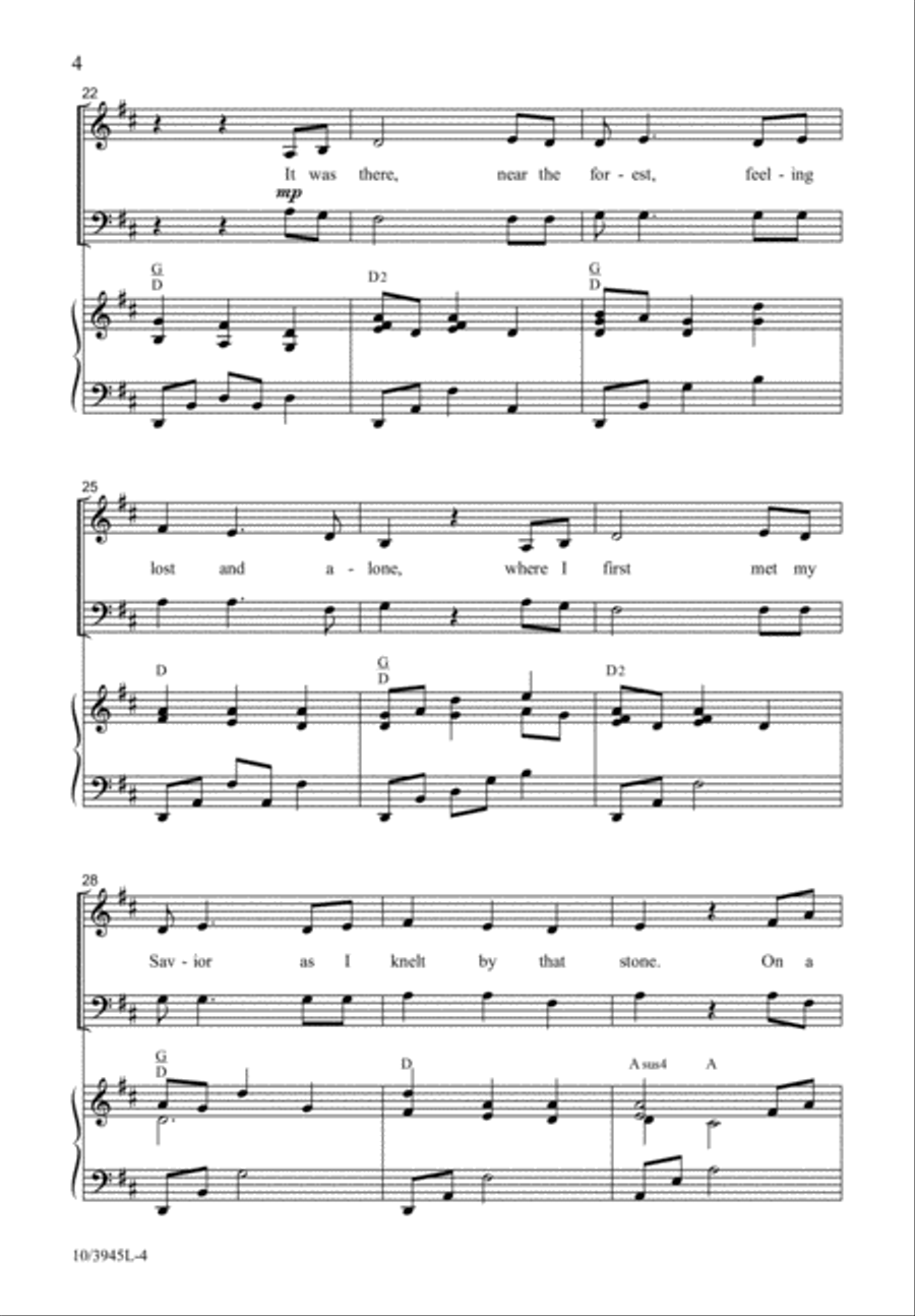 In the Garden with Him In the Garden with Him 4-Part scores gallery preview page 5