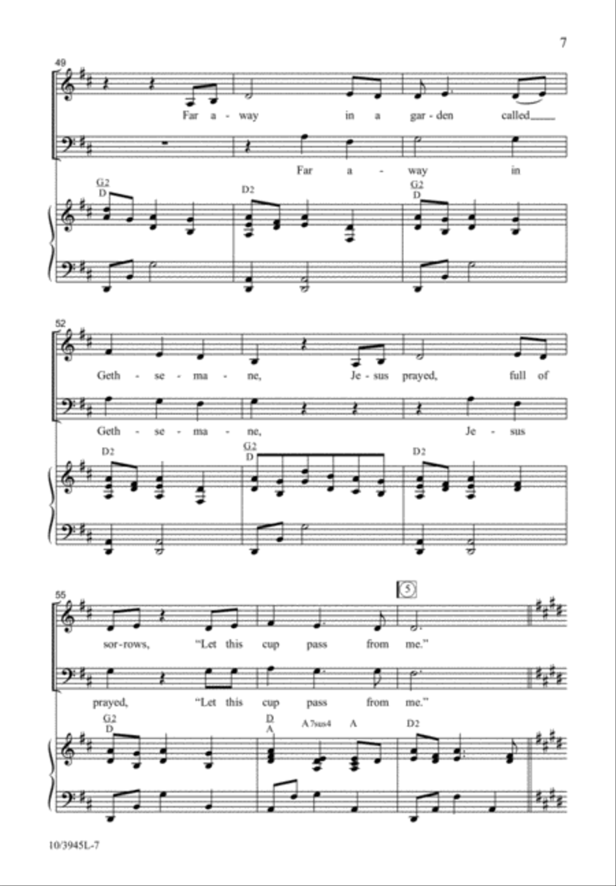 In the Garden with Him In the Garden with Him 4-Part scores gallery preview page 8