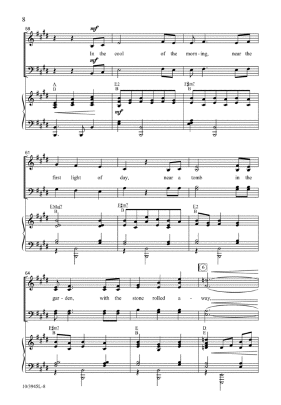 In the Garden with Him In the Garden with Him 4-Part scores gallery preview page 9