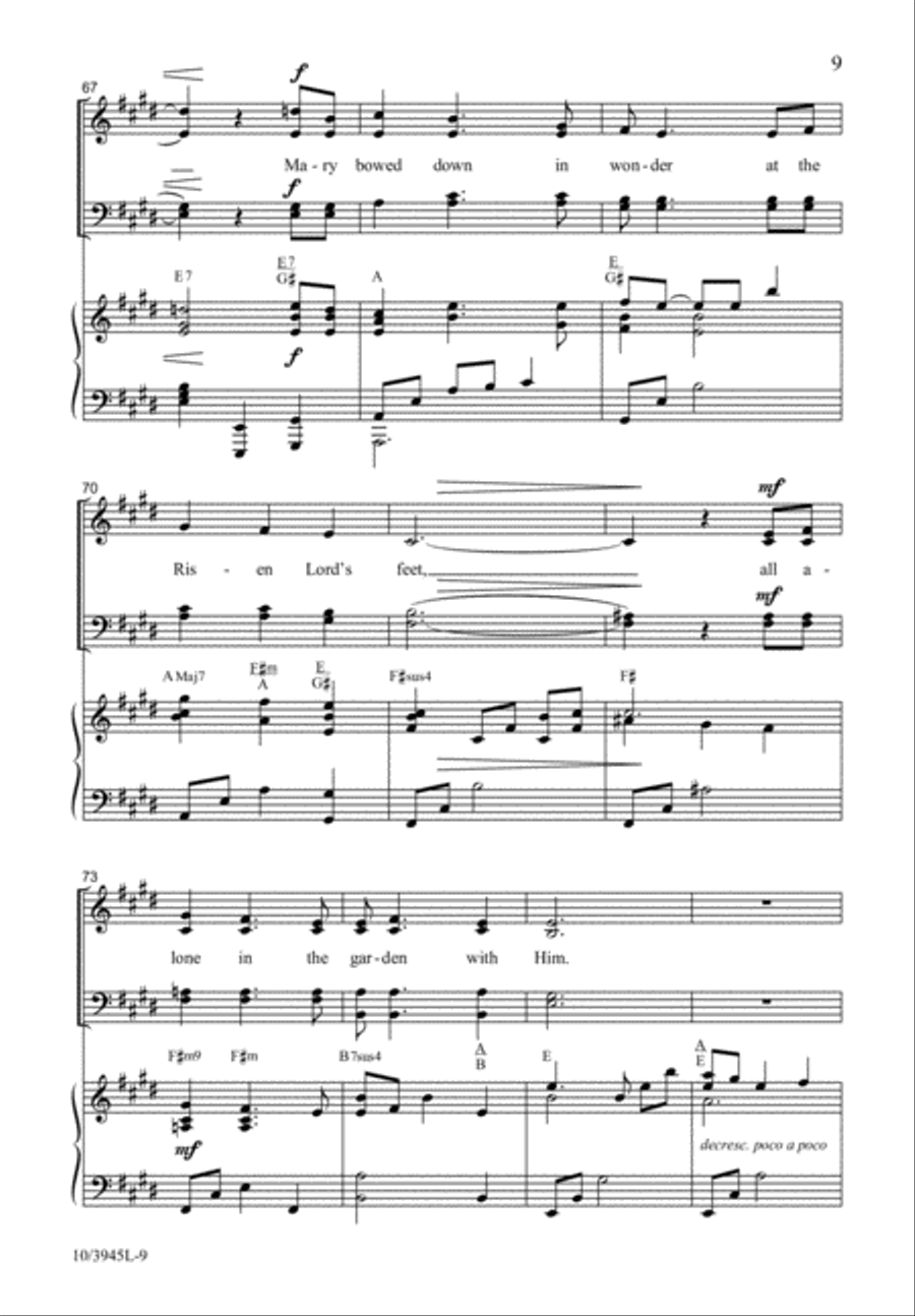 In the Garden with Him In the Garden with Him 4-Part scores gallery preview page 10